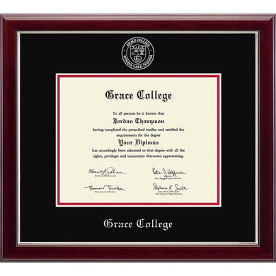 Church Hill Classics Silver Embossed Diploma Frame #309882