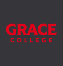 Load image into Gallery viewer, 12 oz.  Grace College Matte Black Ceramic Mug, Black and Red