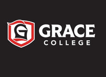 Load image into Gallery viewer, 14 oz. Insulated Grace College Camper Mug, Black