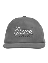Load image into Gallery viewer, Grace College Corduroy Hat, Gray