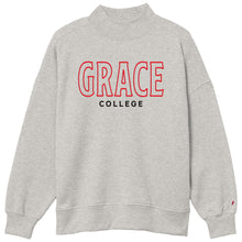 Load image into Gallery viewer, Grace College Mock Crew, Heather Gray