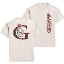 Load image into Gallery viewer, Distressed Vintage Lancers Tee, Cream