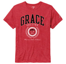 Load image into Gallery viewer, Grace College Seal Tee, Red