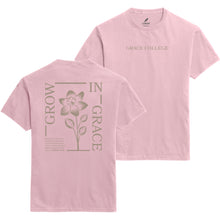 Load image into Gallery viewer, Grow in Grace Tee, Light Pink
