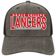 Load image into Gallery viewer, Grace College Lancers Embroidered Legacy Cap, Charcoal