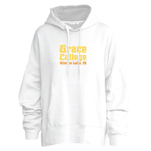 Load image into Gallery viewer, Grace College Winona Lake Sunshine Hooded Sweatshirt, White