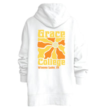 Load image into Gallery viewer, Grace College Winona Lake Sunshine Hooded Sweatshirt, White