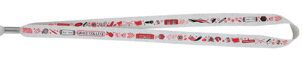 All Things Grace Lanyard, White
