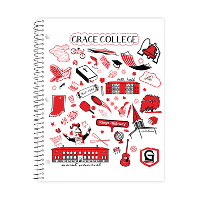 All Things Grace, Notebook 8.5 X 11