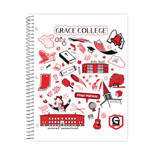 All Things Grace, Notebook 8.5 X 11