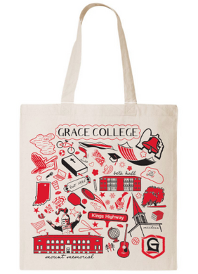 All Things Grace, Canvas Tote Bag