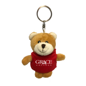 Plush Key Tag, Brown Bear
