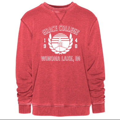 Vintage McClain Crewneck, Dusty Red