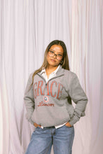 Load image into Gallery viewer, Distressed Vintage Grace Lancers 1/2 Zip, Gray