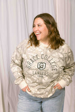 Load image into Gallery viewer, Grace College Lancers Camo Crew