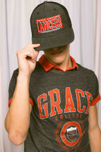 Load image into Gallery viewer, Grace College Lancers Embroidered Legacy Cap, Charcoal