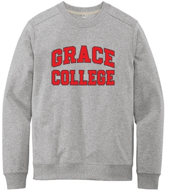 Grace Core Crewneck Sweatshirt, Light Heather Grey