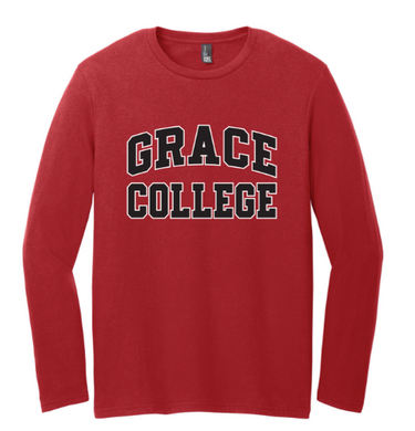 Grace Core Long Sleeve Tee, Red