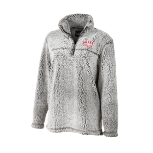Boxercraft Sherpa Quarter Zip Pullover, Frosty Grey