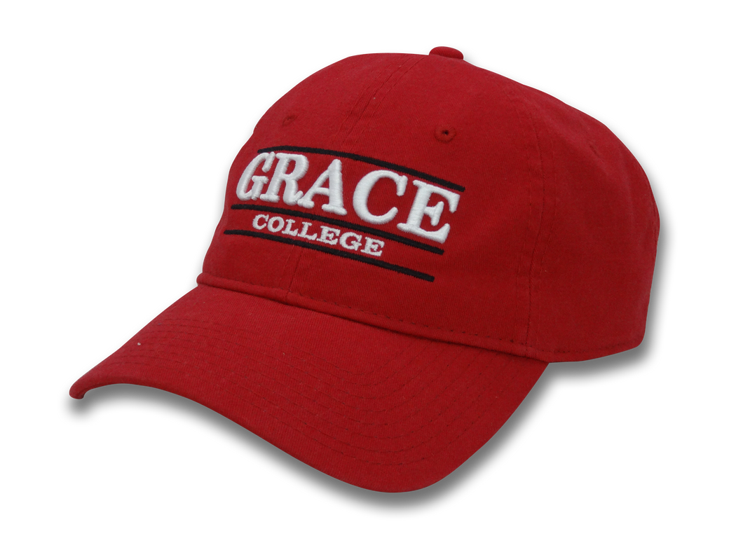 Classic Bar Design Hat, Red (F23)