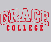 Load image into Gallery viewer, Grace College 15 oz. Mug, Red Lettering on White Glaze