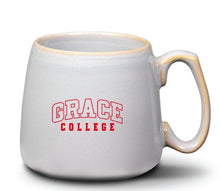 Load image into Gallery viewer, Grace College 15 oz. Mug, Red Lettering on White Glaze