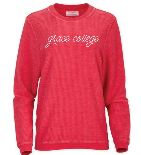 Grace College Corduroy Crew, Red