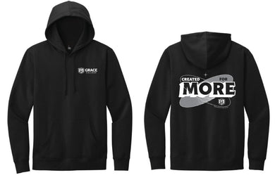 Grace College Created for More Hooded Sweatshirt, Black