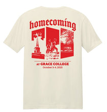 Load image into Gallery viewer, Grace College Homecoming 2025 Tee, Cream