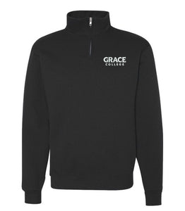Grace College Quarter Zip, Black