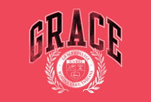 Load image into Gallery viewer, Grace College Vintage Style Emblem Tee, Red