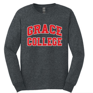 Grace Core Long Sleeve Tee, Dark Heather