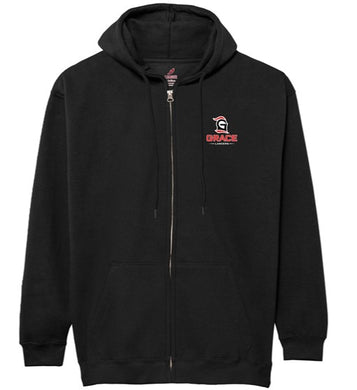 Grace Lancers Full Zip Jacket, Black