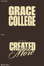 Load image into Gallery viewer, Grace College, Created for More Long Sleeve Tee, Brown