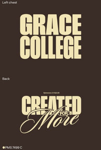 Grace College, Created for More Long Sleeve Tee, Brown