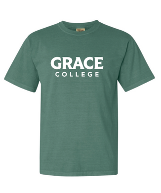 Grace College Short Sleeve Tee, Light Green