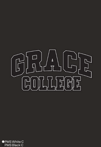 Grace College Vintage Wash Tee, Mineral Black