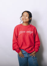 Load image into Gallery viewer, Grace College Corduroy Crew, Red