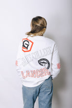 Load image into Gallery viewer, Grace College Multi Graphic Crew, White