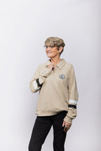 Load image into Gallery viewer, Grace College Women's Fleece Polo, Tan