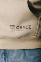 Load image into Gallery viewer, Grace Theological Seminary Hooded Sweatshirt, Tan