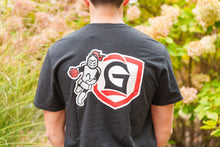 Load image into Gallery viewer, Name Drop, Sir Red Lancer Basketball Tee, Black