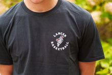 Load image into Gallery viewer, Name Drop, Sir Red Lancer Basketball Tee, Black