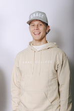 Load image into Gallery viewer, Grace Embroidered Caddy Rope Hat, Heather Gray