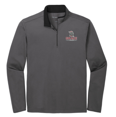 Grace Lancers Quarter Zip, Steel Gray