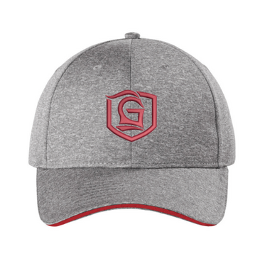 Grace Shield Snapback Cap, Heather Gray