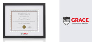 Grace Theological Seminary, Diploma Frame, Black