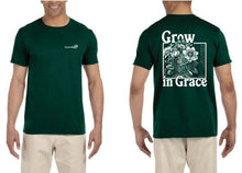 Load image into Gallery viewer, Grow in Grace Tee, Forest Green