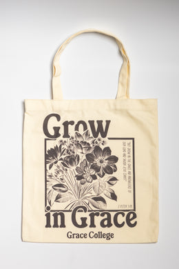 Grow in Grace, Canvas Tote Bag