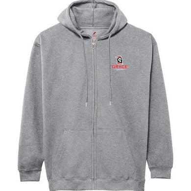 Grace Lancers Full Zip Jacket, Gray